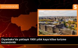 Diyarbakır’ın Eğil ilçesindeki 1900 yıllık kaya kilise turizme kazandırıldı