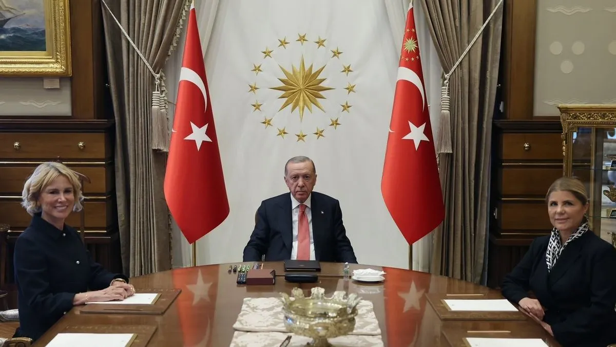 Başkan Erdoğan, TİKAD Başkanı Nilüfer Bulut’u kabul etti